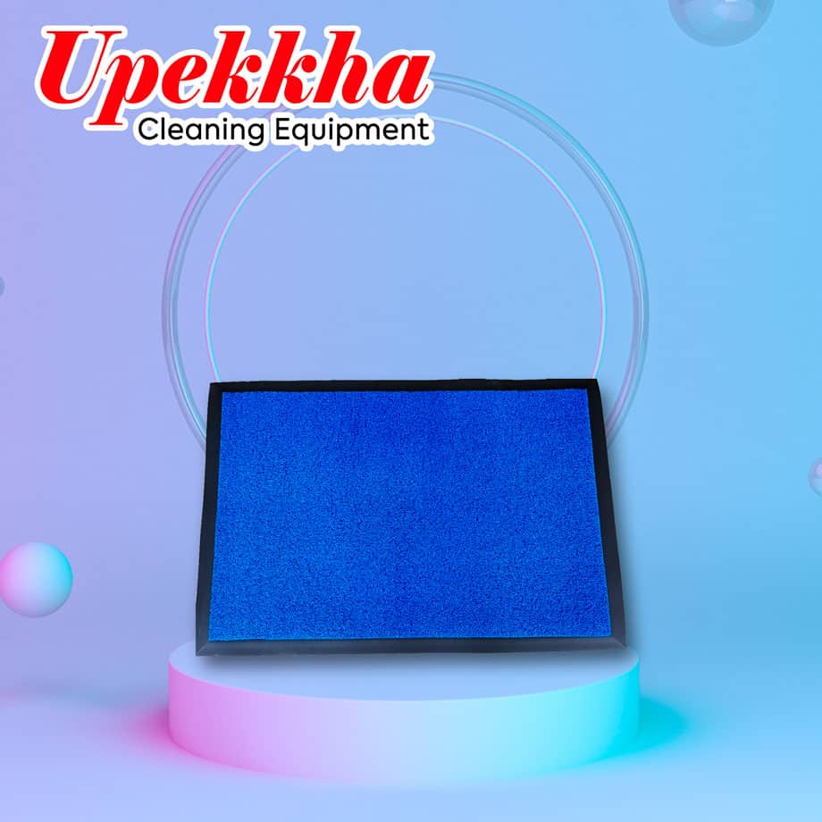 Blue coil mat for cushion