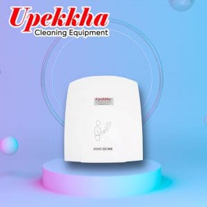 White automatic hand dryer from Upekkha