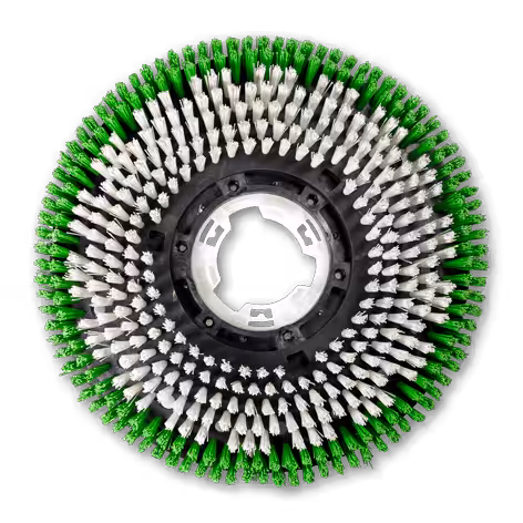 Upekkha's Single Disk Floor Scrubber in the color of green and white