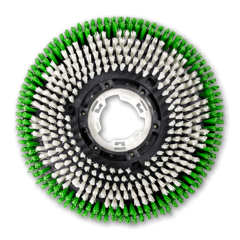 Upekkha's Single Disk Floor Scrubber in the color of green and white