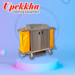 Housekeeping cart to keep all the cleaning tools