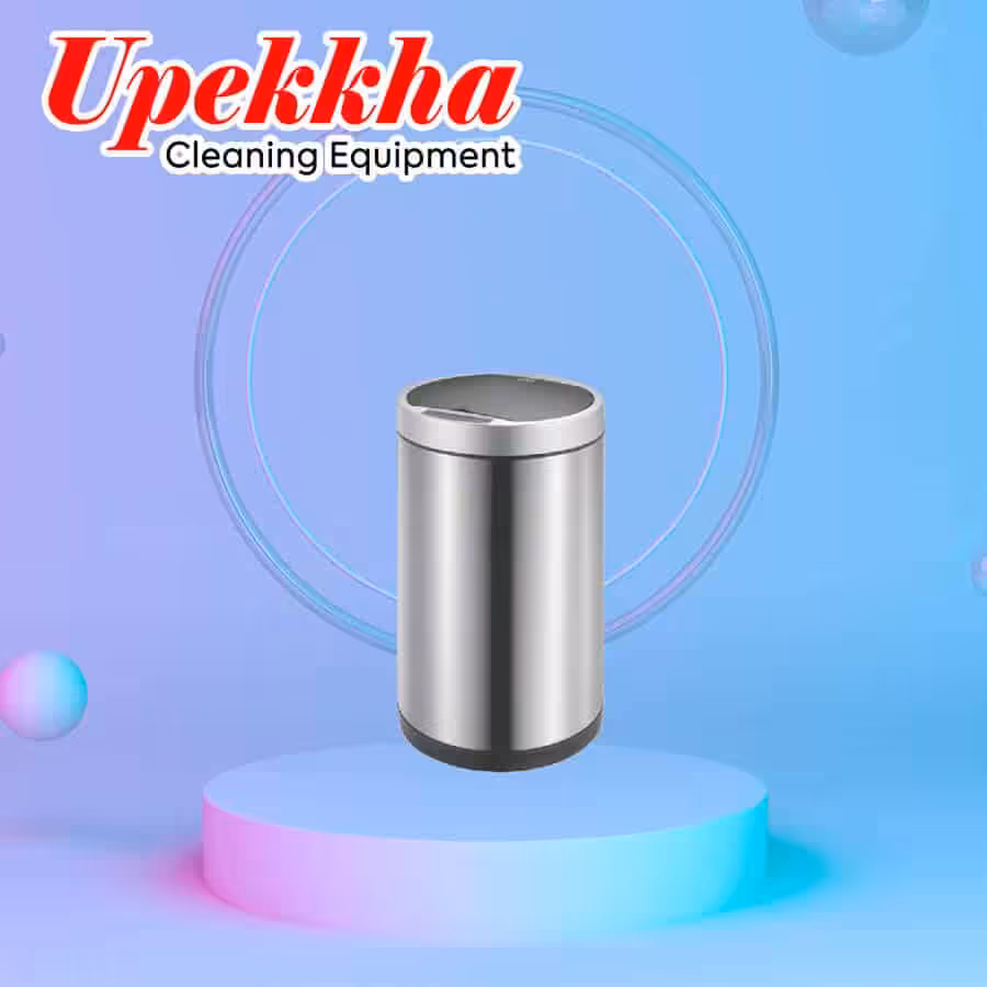 Upekkha V-BIN.Z series stainless steel round sensor bin.