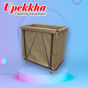 Upekkha V-U.T02 linen trolley with powder coating handler and wheels.