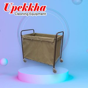Upekkha V-U.T03 linen trolley with powder coating handler and wheels.
