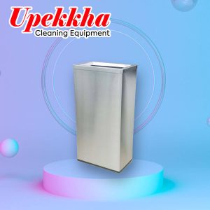 Upekkha V-BIN.S14 stainless steel rectangular open top bin.