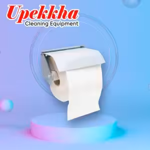 Upekkha V-P-JD.04 stainless steel small toilet paper roll dispenser.