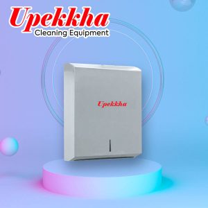 Upekkha V-P-TD.03 rectangular stainless steel c-fold hand tissue dispenser.
