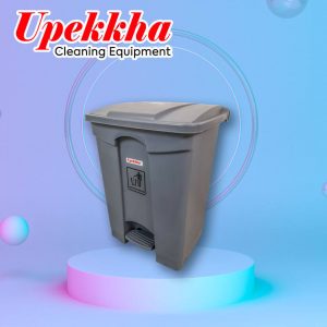 Industrial Foot Pedal Bin Grey 45L | Upekkha Cleaning Malaysia