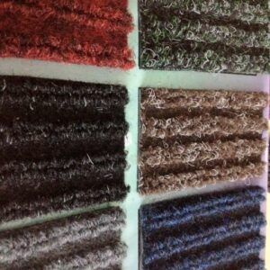 Super tough rib mat with six different colors which are red, green, black, cream, grey and blue