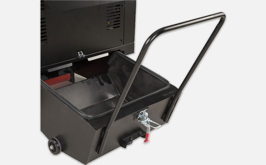 Upekkha UpSweep RB140 collection hopper.