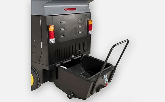 Upekkha UpSweep RB200T collection hopper.