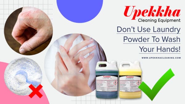 Don't use laundry powder to wash your hands blog post image art