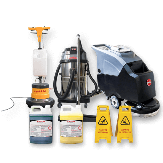 Upekkha cleaning equipment and hygiene products