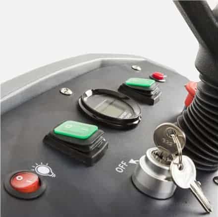 Upekkha UpScrub RB11070 auto scrubber control panel.