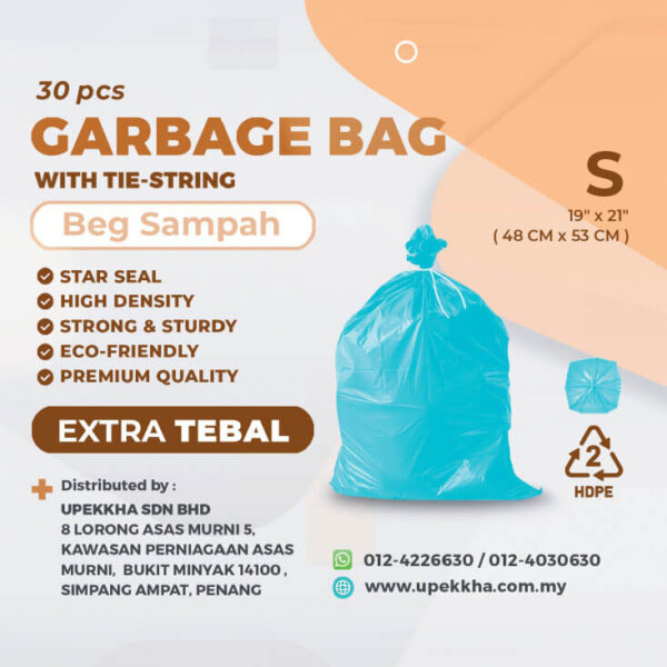 Garbage Bag – Size S Garbage Bags Upekkha Cleaning Supplies Malaysia