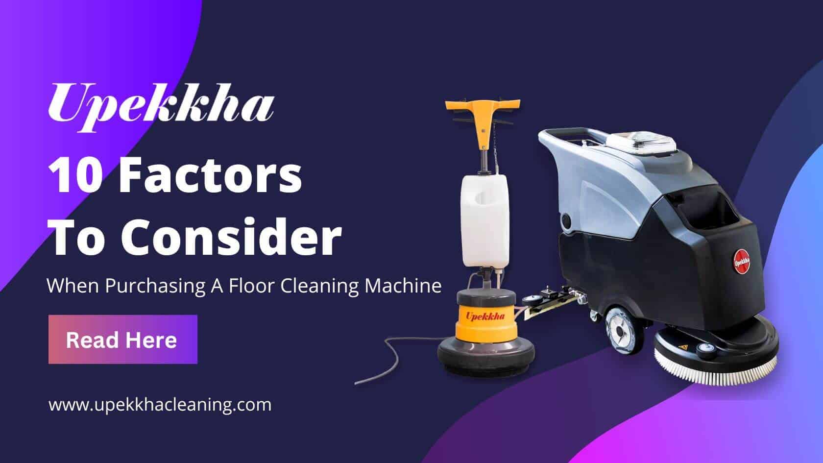 Things to consider when purchasing a machine.
