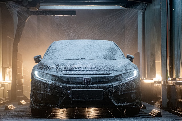 Car wash cleaning environment