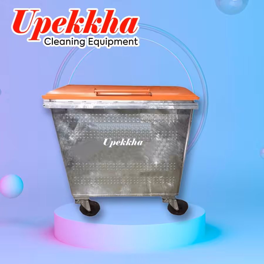 1100L hot dipped galvanized garbage bin