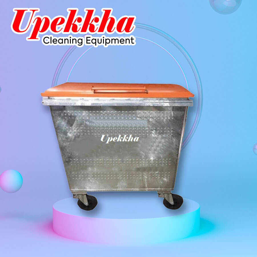 1100L hot dipped galvanized garbage bin