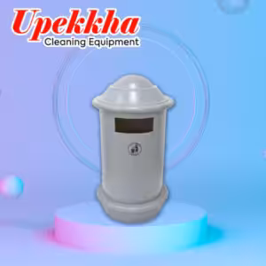 Grey outdoor polyethylene bin