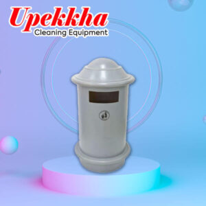 Grey outdoor polyethylene bin