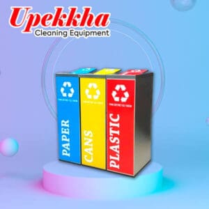 Our Trusted V-BIN-RC46 Stainless Steel Rectangular Recycle Bin Upekkha Cleaning Products