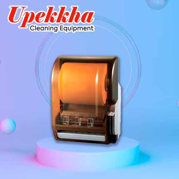 Automatic wall mounted hand towel dispenser with transparent cover