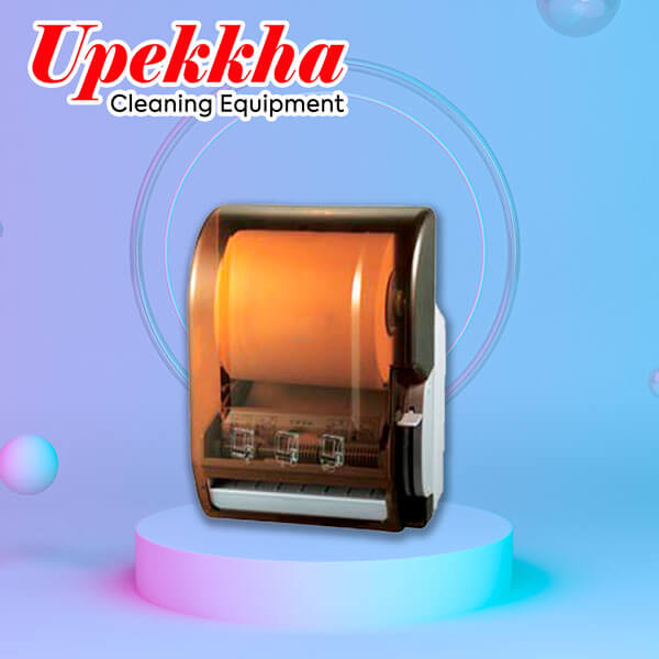 Automatic wall mounted hand towel dispenser with transparent cover