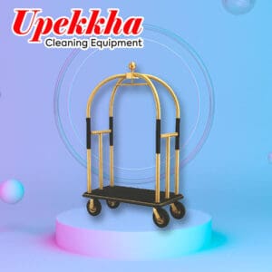 Platform Trolley Gold Plated Birdcage Trolley BC01 Upekkha Cleaning Products Our Trusted Gold Plated Birdcage Trolley BC01 Upekkha Cleaning Products