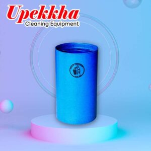 Upekkha blue cylindrical umbrella bin.