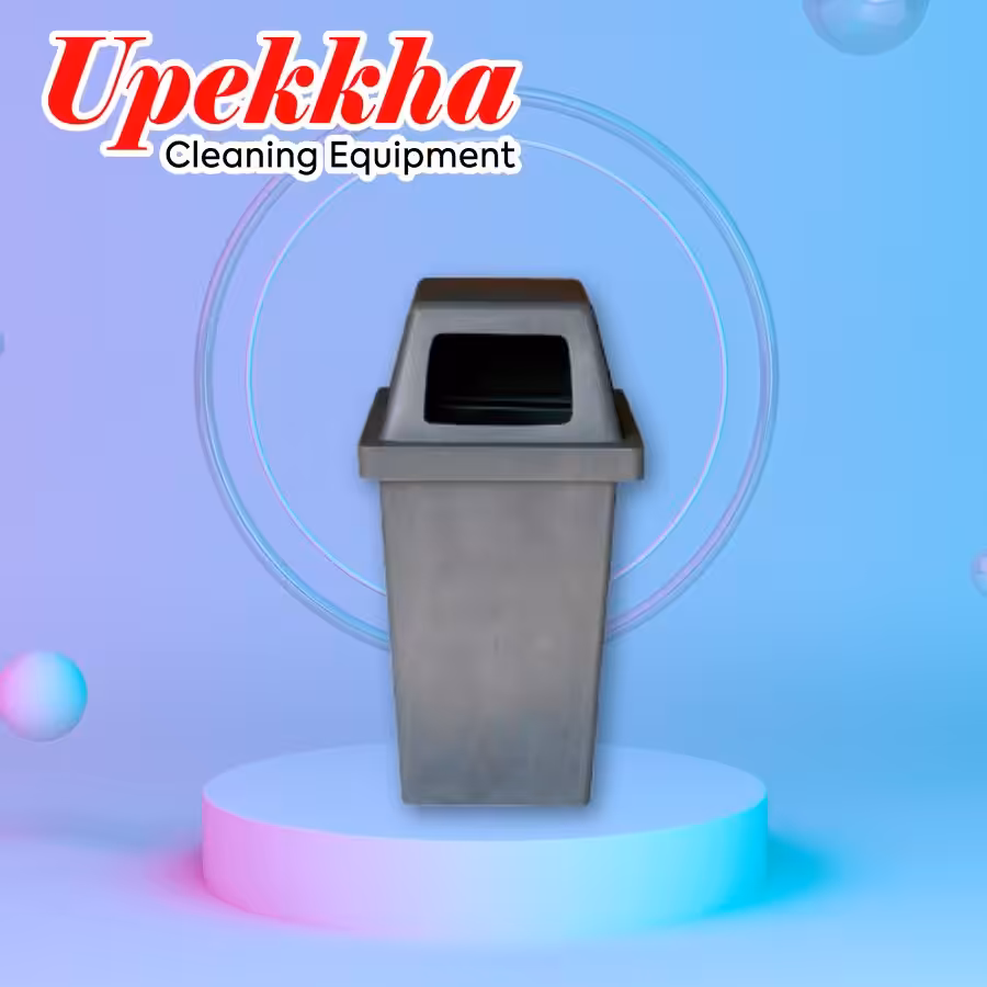 Upekkha V-BIN-38 grey polyethylene bin.